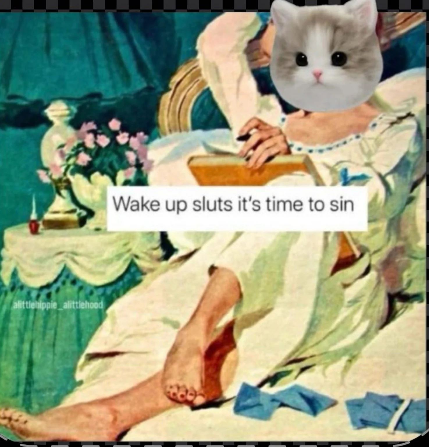 Miu wakes up for another day of meme-fueled mischief